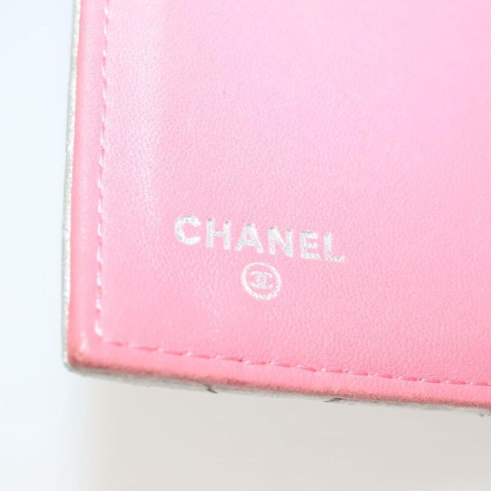 Chanel Classic Flap Silver Leather Wallet  (Pre-Owned) - Picture 11 of 16